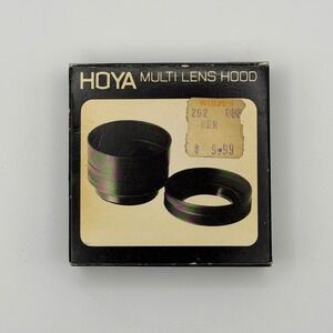 Hoya Multi Lens Hood 52mm Screw-In Rubber for 24mm-200mm Lenses Japan Vintage